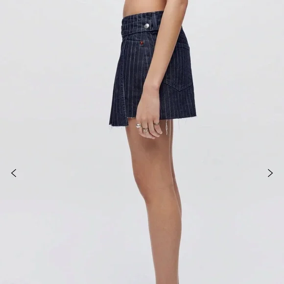 Re/Done TENNIS WRAP SKIRT - Picture 3 of 5